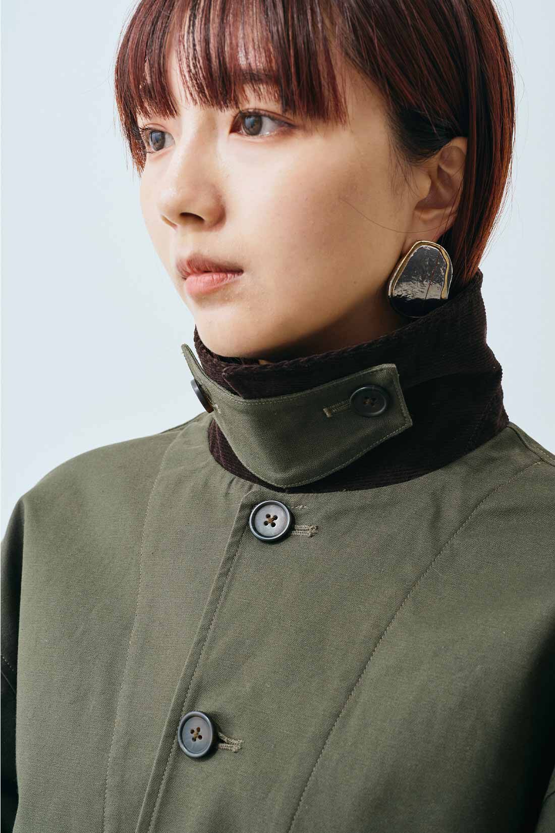 MEDE19F [メデ・ジュウキュウ]|MEDE19F ミュルーズモダン〈「ミュルーズ染織美術館」アーカイブコレクション〉 ハンティングジャケット〈カーキ〉