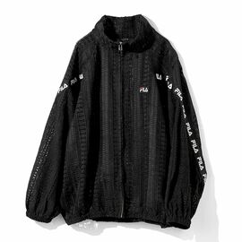 MEDE19F | MEDE19F FILA for MEDE19F レース素材 トラックブルゾン〈ブラック〉