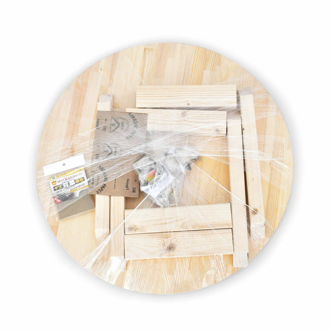 フェリシモ女子DIY部ダイレクト便|折りたたみちゃぶ台　DIYキット|必要な材料をひとまとめにして、お届けします。