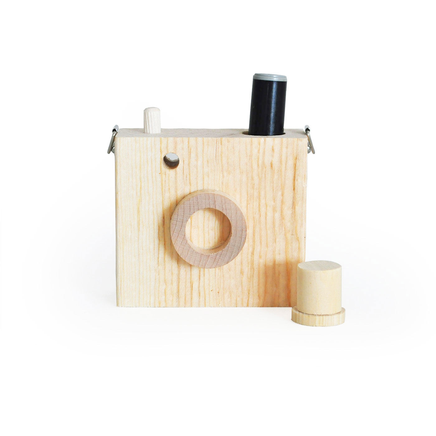 フェリシモ女子DIY部ダイレクト便|おもちゃの木製カメラ　DIYキット|ダイヤルを取り外すと、印鑑置きに。