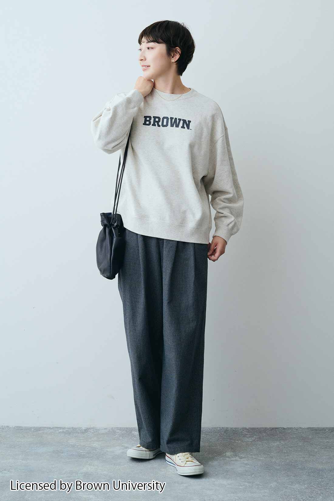 THREE FIFTY STANDARD|ロゴスウェットトップス〈オートミール〉ＴＦＳのコーディネート