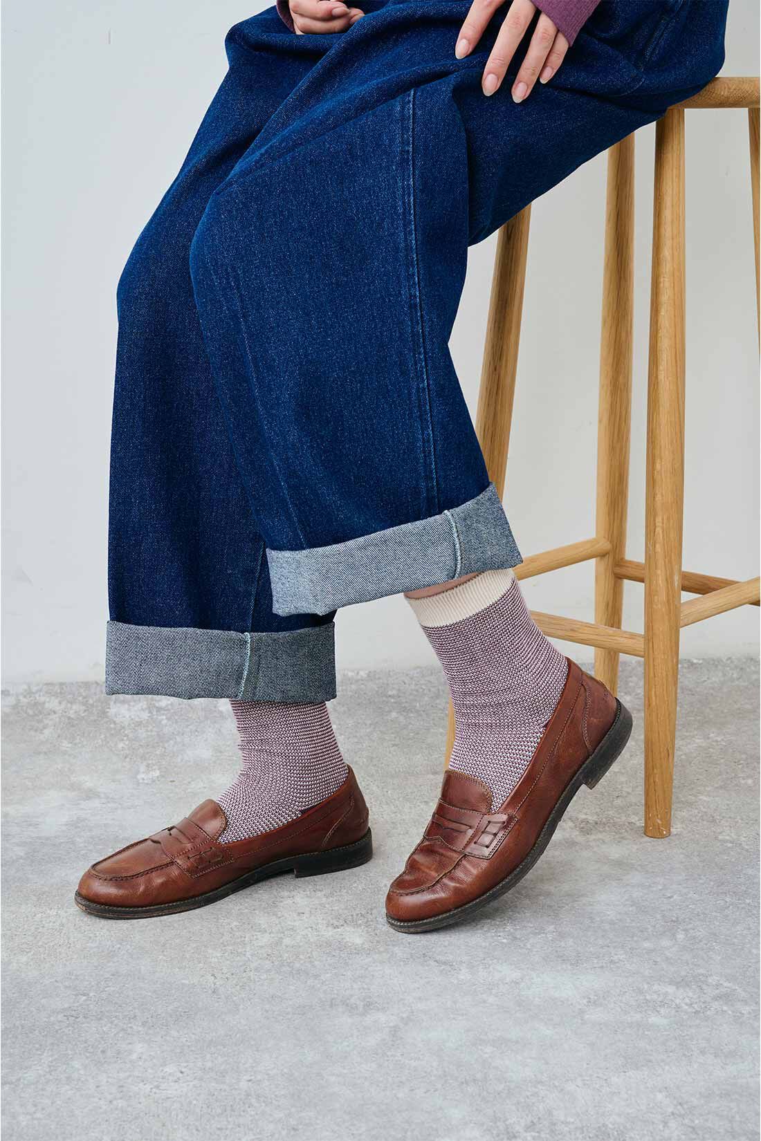THREE FIFTY STANDARD［スリーフィフティースタンダード］|THREE FIFTY STANDARD シックなジャカードソックスセットの会