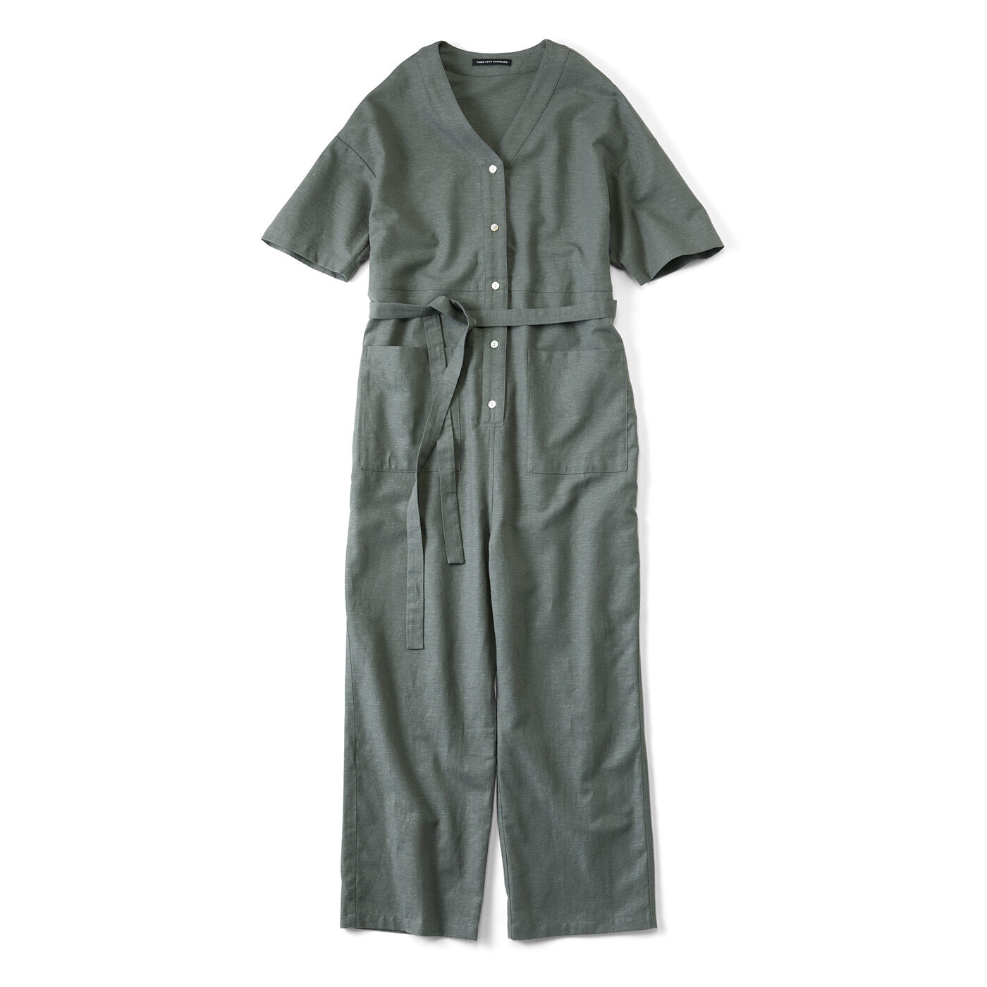 【 Material/マテリアル】配色切替ジャンプスーツ ◇カーキ 楽天市場】【中古】sacaiSuiting Jumpsuit ジャンプスーツ 21