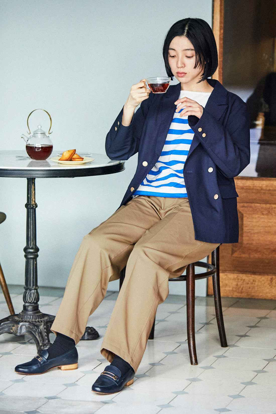 THREE FIFTY STANDARD［スリーフィフティースタンダード］|THREE FIFTY STANDARD パネルボーダーTシャツの会