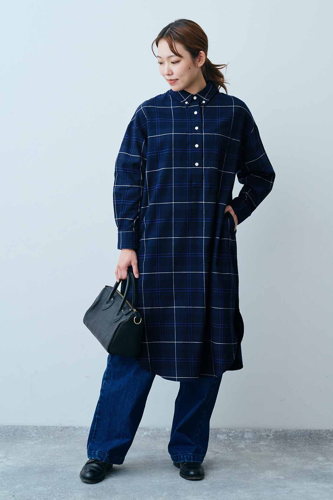 THREE FIFTY STANDARD［スリーフィフティースタンダード］|１０オンスデニムイージーパンツＴＦＳのコーディネート