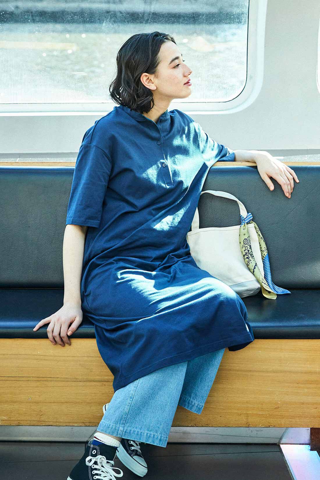 THREE FIFTY STANDARD［スリーフィフティースタンダード］|THREE FIFTY STANDARD ブリーチ加工をほどこした デニムワイドパンツ