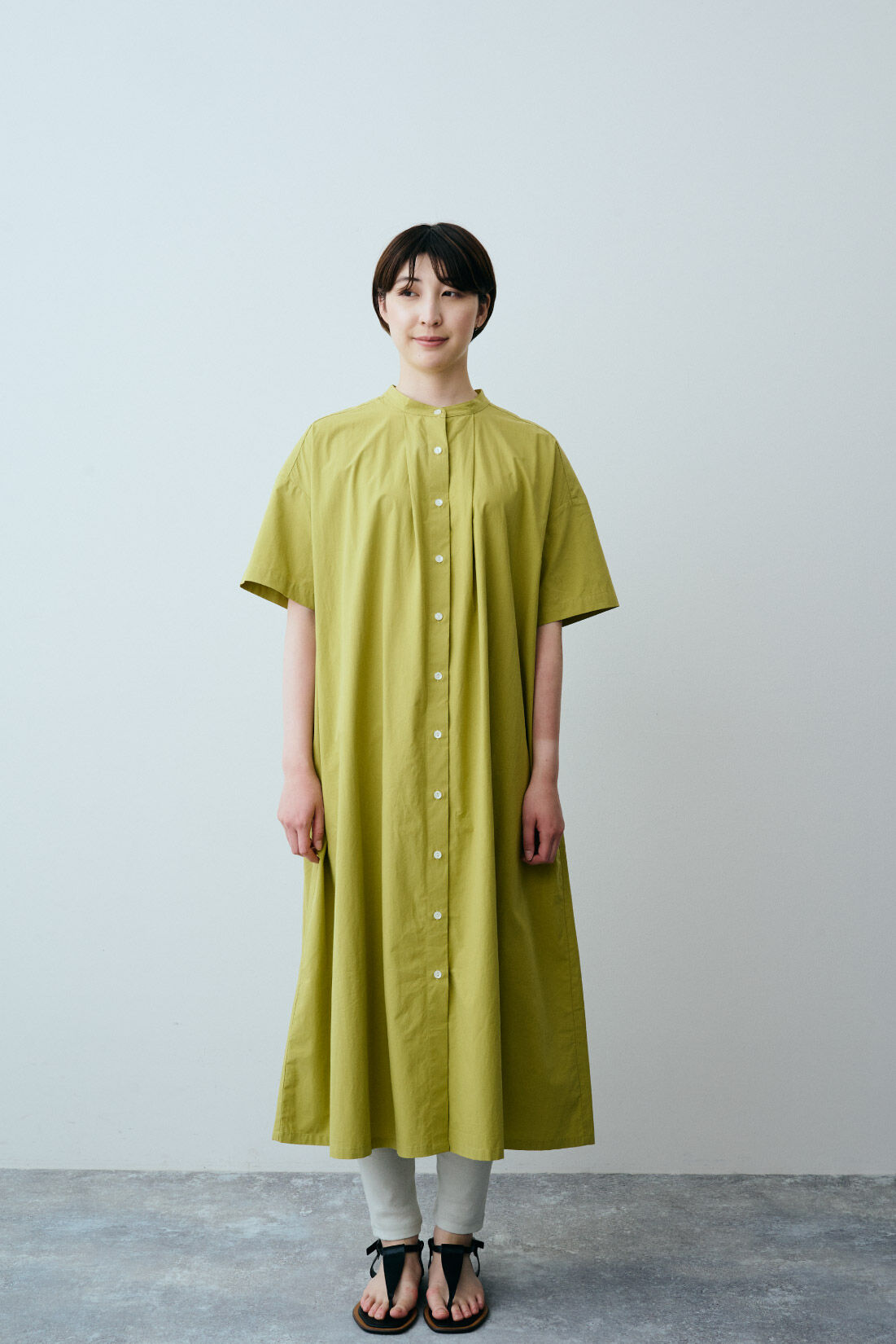 THREE FIFTY STANDARD|本革巾着ショルダーバッグ〈ブラック〉ＴＦＳのコーディネート