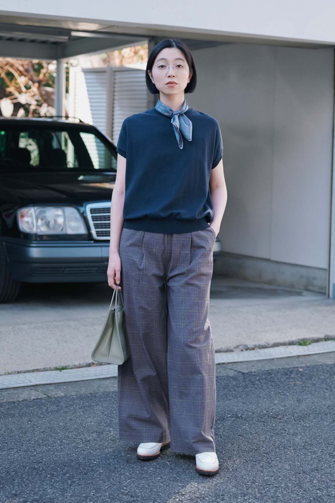 THREE FIFTY STANDARD［スリーフィフティースタンダード］|THREE FIFTY STANDARD　シャリっとしたコットン100％のニットプルオーバーの会