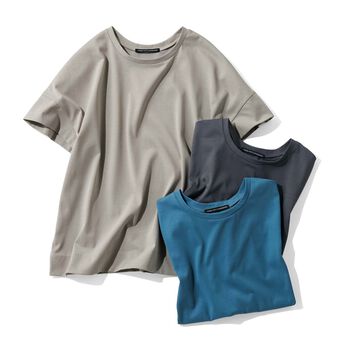 THREE FIFTY STANDARD［スリーフィフティースタンダード］ | 汗じみ軽減加工 ダブルスリーブ Tシャツ