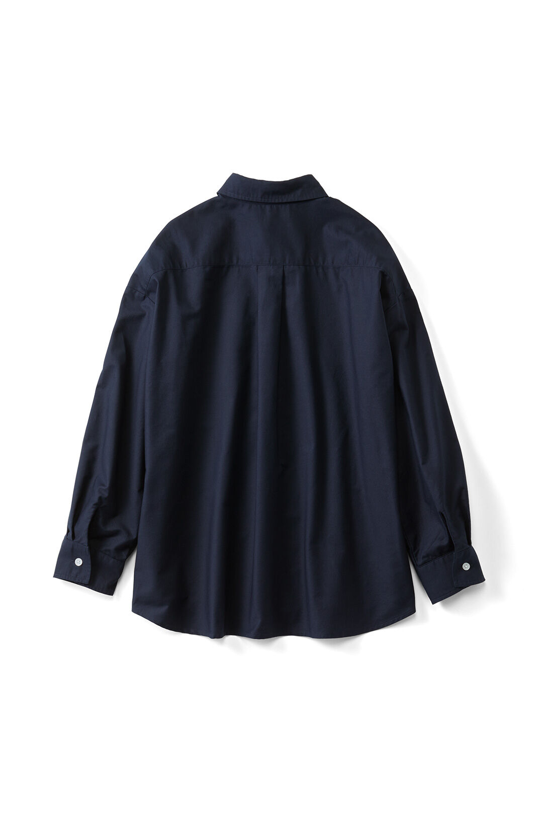 THREE FIFTY STANDARD オックスのボタンダウンシャツ〈ネイビー