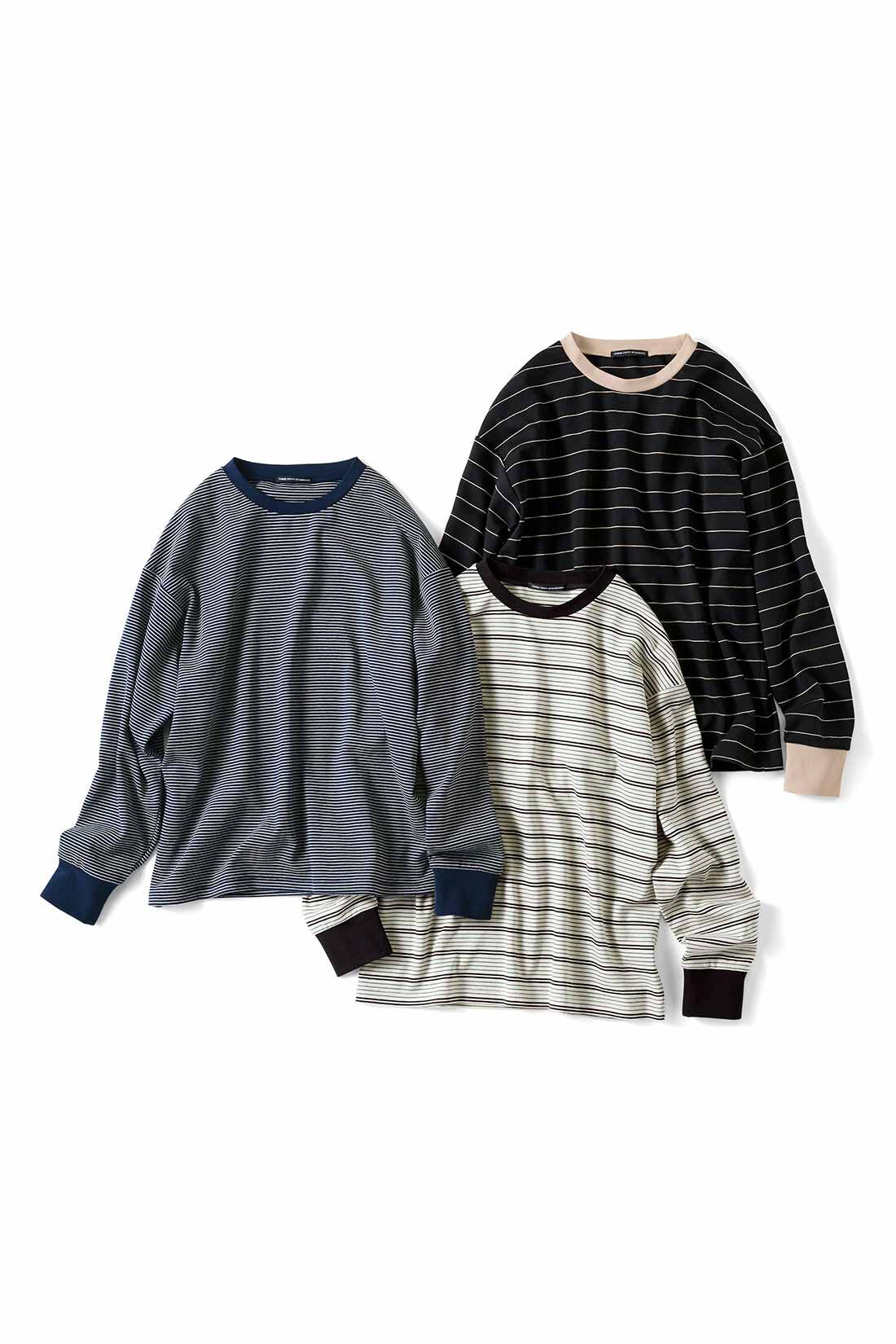 THREE FIFTY STANDARD［スリーフィフティースタンダード］|THREE FIFTY STANDARD ポンチボーダーTシャツの会