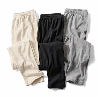 THREE FIFTY STANDARD | フライス編みレギンス〈オートミール〉
