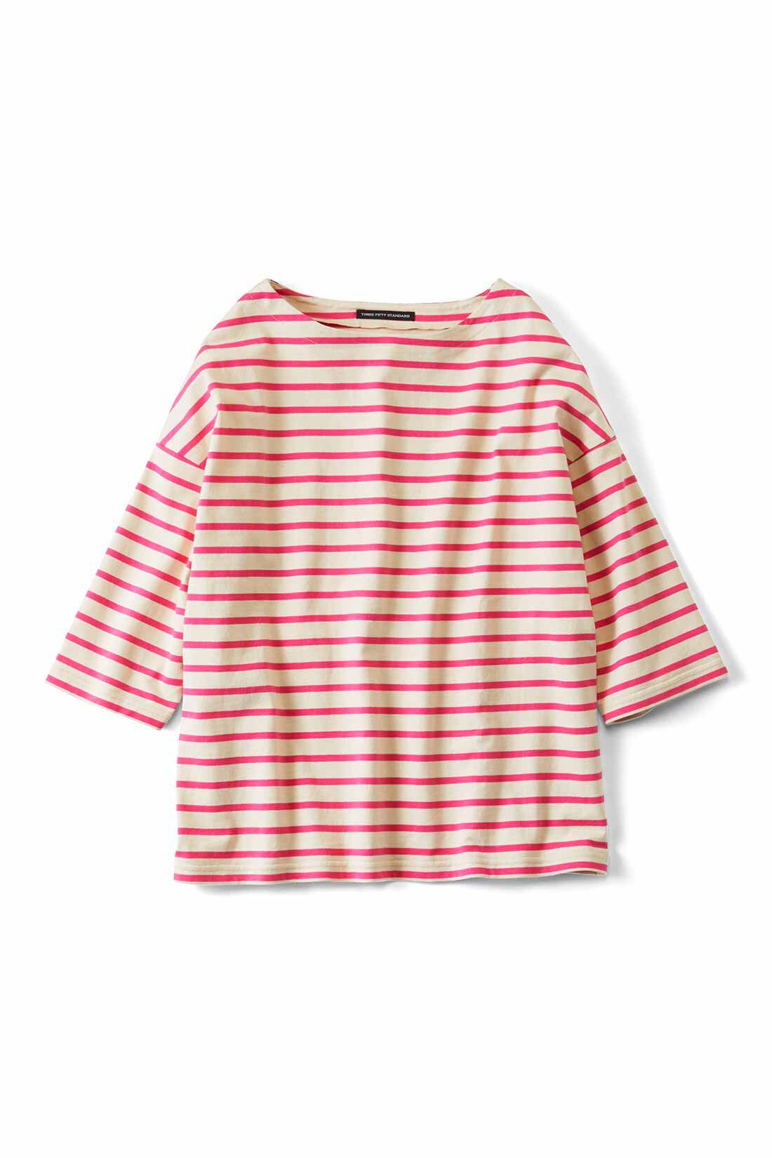 THREE FIFTY STANDARD［スリーフィフティースタンダード］|THREE FIFTY STANDARD ドロップショルダーのボーダーTシャツの会