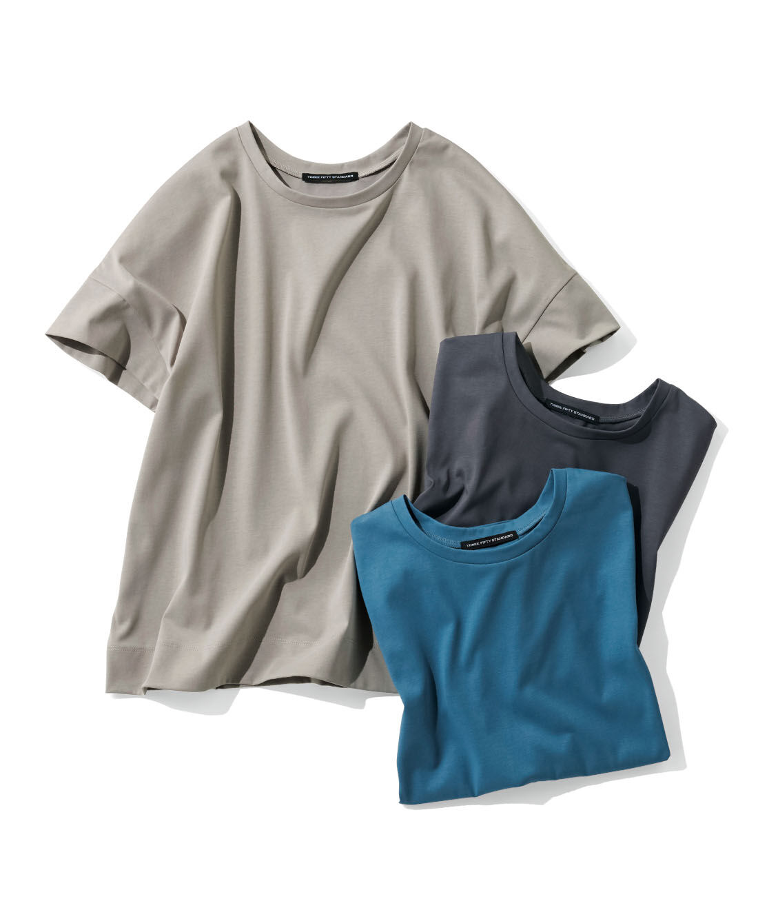 THREE FIFTY STANDARD［スリーフィフティースタンダード］|THREE FIFTY STANDARD　汗じみ軽減加工のダブルスリーブTシャツの会