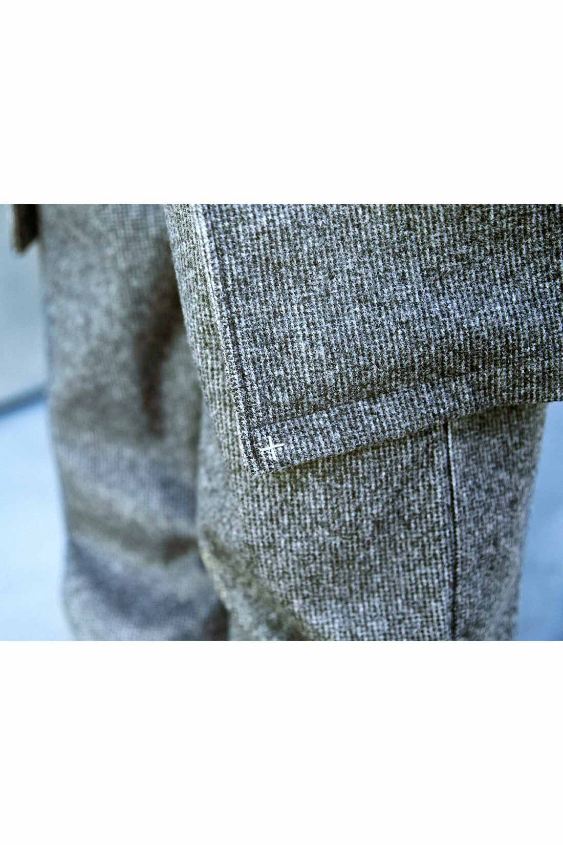 THREE FIFTY STANDARD［スリーフィフティースタンダード］|THREE FIFTY STANDARD　小谷 実由さんと作った 細かいチェック柄のアンクルコート〈グレー〉