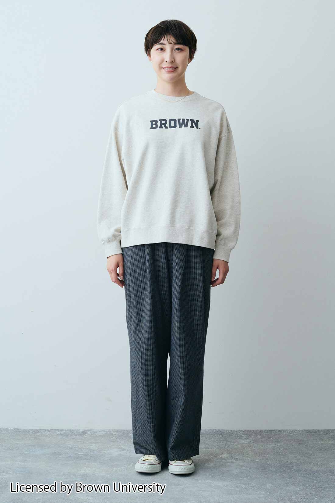 THREE FIFTY STANDARD|ロゴスウェットトップス〈オートミール〉ＴＦＳのコーディネート