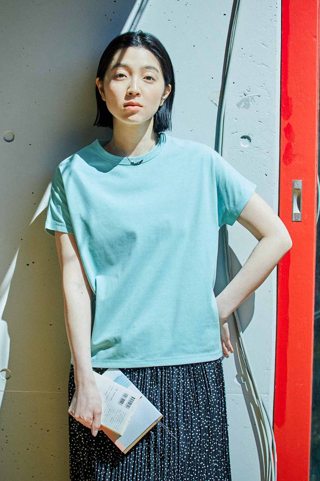 THREE FIFTY STANDARD［スリーフィフティースタンダード］|THREE FIFTY STANDARD 汗じみ軽減加工をほどこした フレンチスリーブTシャツの会