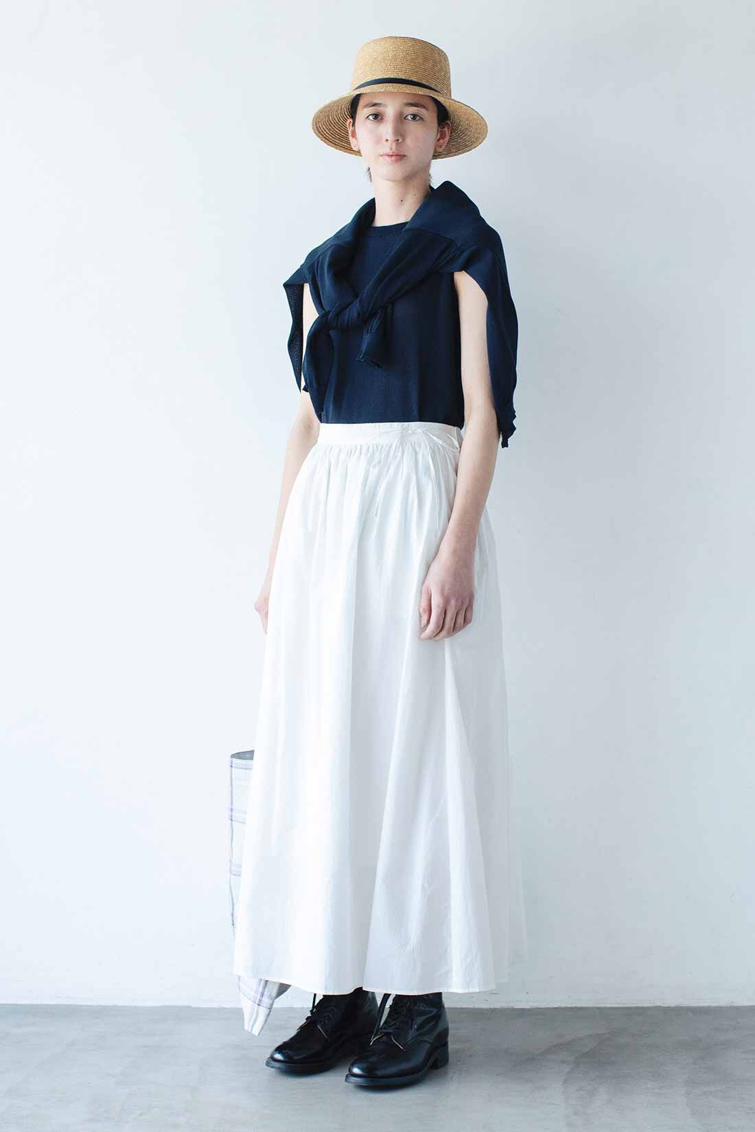 THREE FIFTY STANDARD|THREE FIFTY STANDARD 金子敦子さんと作った 真っ白なギャザースカート
