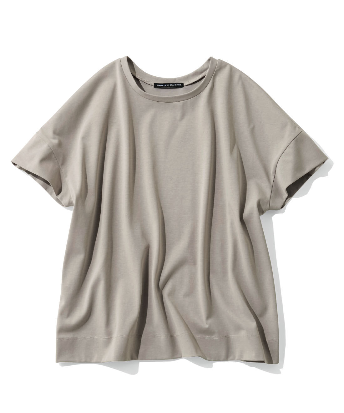 THREE FIFTY STANDARD［スリーフィフティースタンダード］|THREE FIFTY STANDARD　汗じみ軽減加工のダブルスリーブTシャツの会|ライトグレー