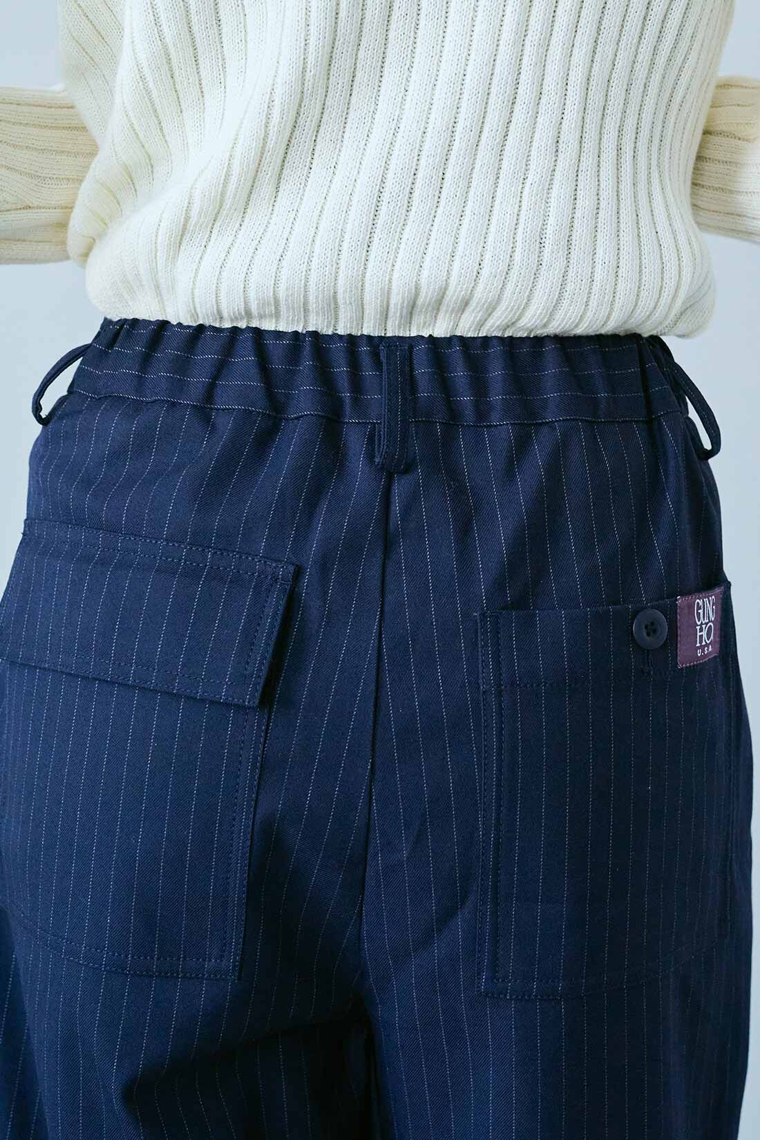 THREE FIFTY STANDARD［スリーフィフティースタンダード］|THREE FIFTY STANDARD　アメリカのワークブランドGUNG HOに別注したファティーグパンツ|米軍ミリタリーパンツと同じく、風雨を防いで実用的なフラップ付きのバックポケットを採用。
