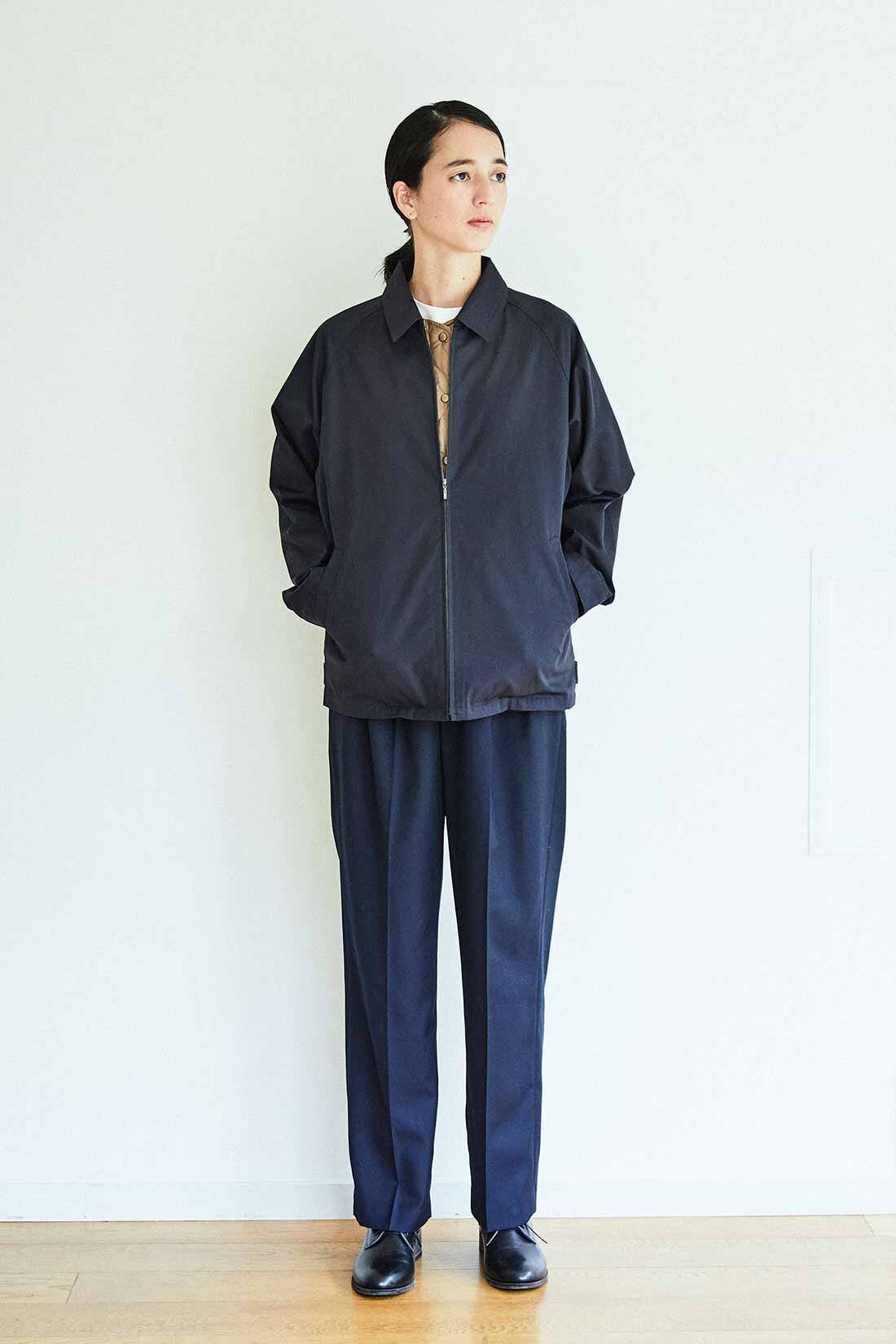 【おすすめ】 THREE FIFTY STANDARD ウール混センタープレスタックパンツ パンツ