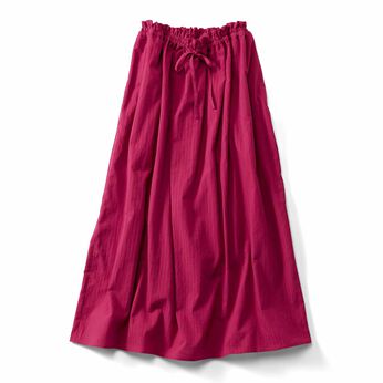 THREE FIFTY STANDARD | 赤のドビーストライプスカート　ＴＦＳ