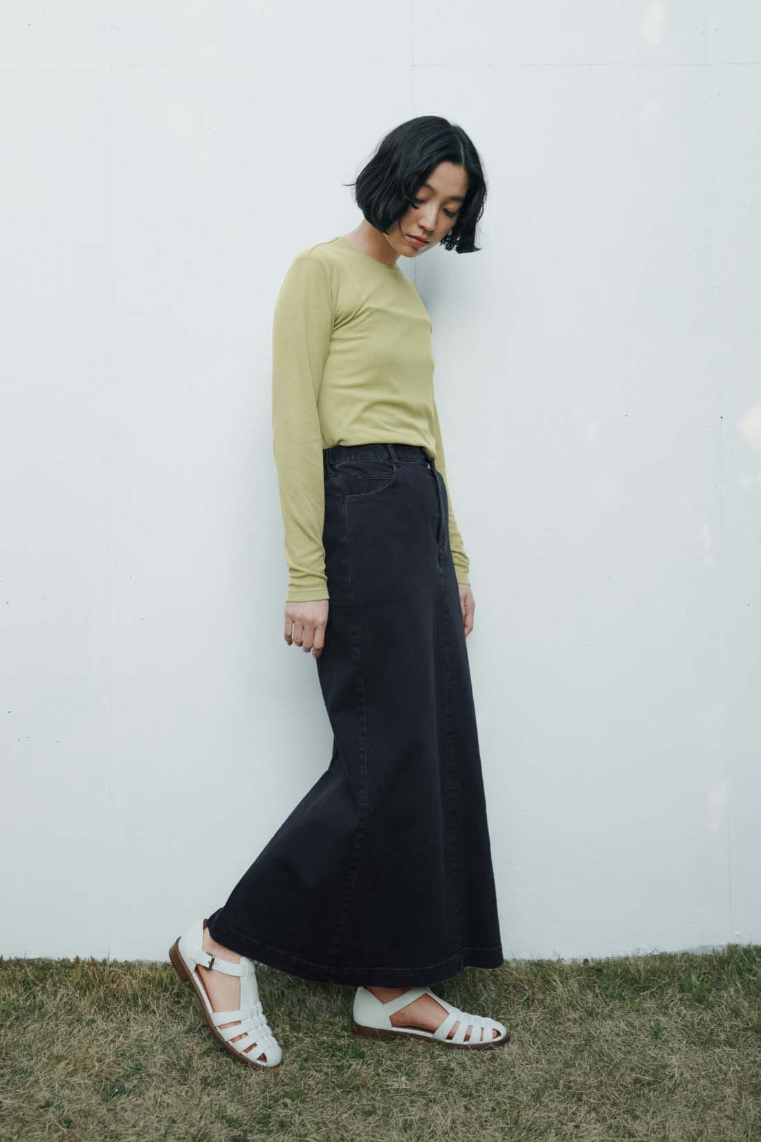 THREE FIFTY STANDARD［スリーフィフティースタンダード］|シアーなカットソートップスの会のコーディネート