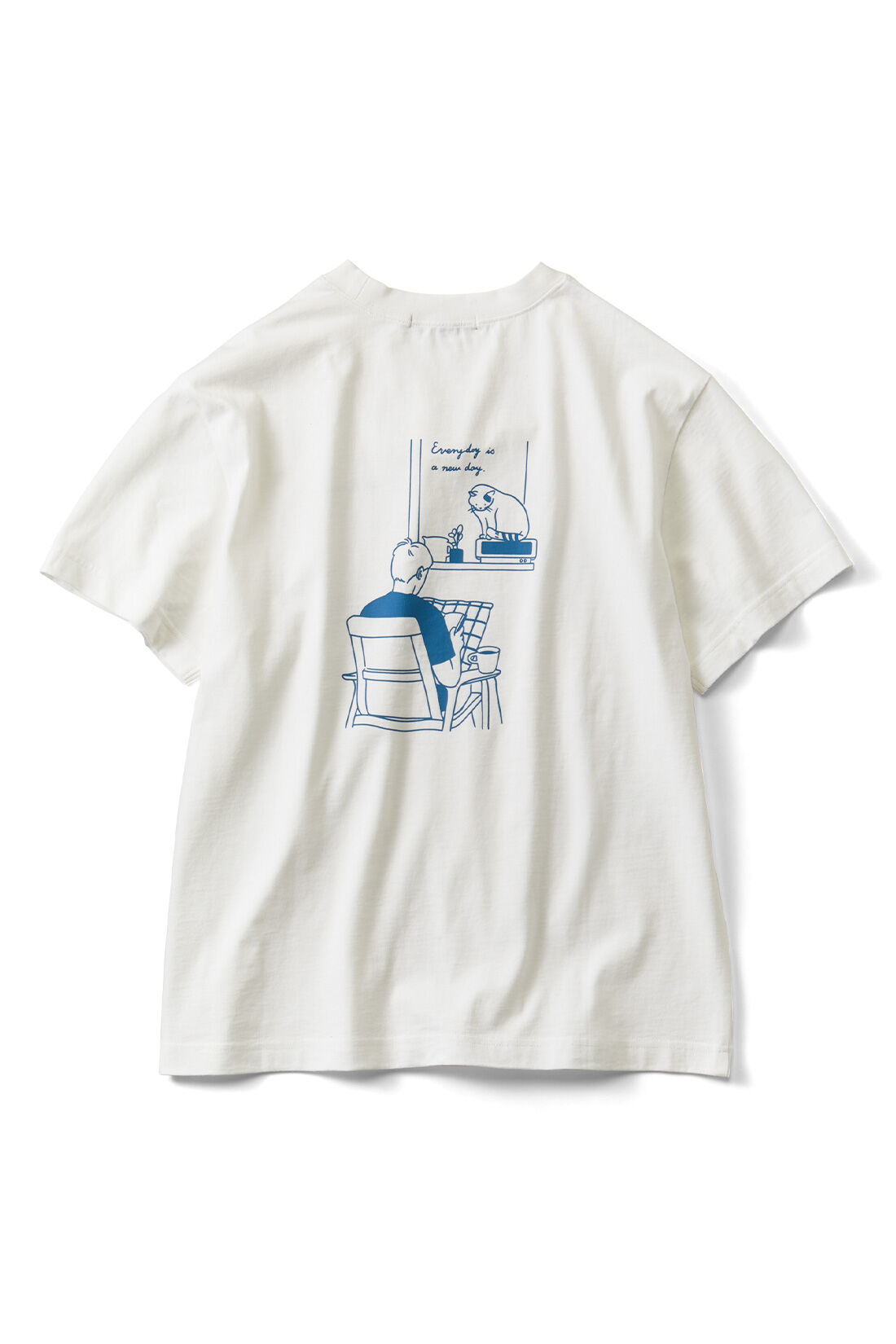 THREE FIFTY STANDARD|THREE FIFTY STANDARD×SHOKO TAKAHASHIコラボ　Boy ＆ Cat Tシャツ〈ホワイト〉