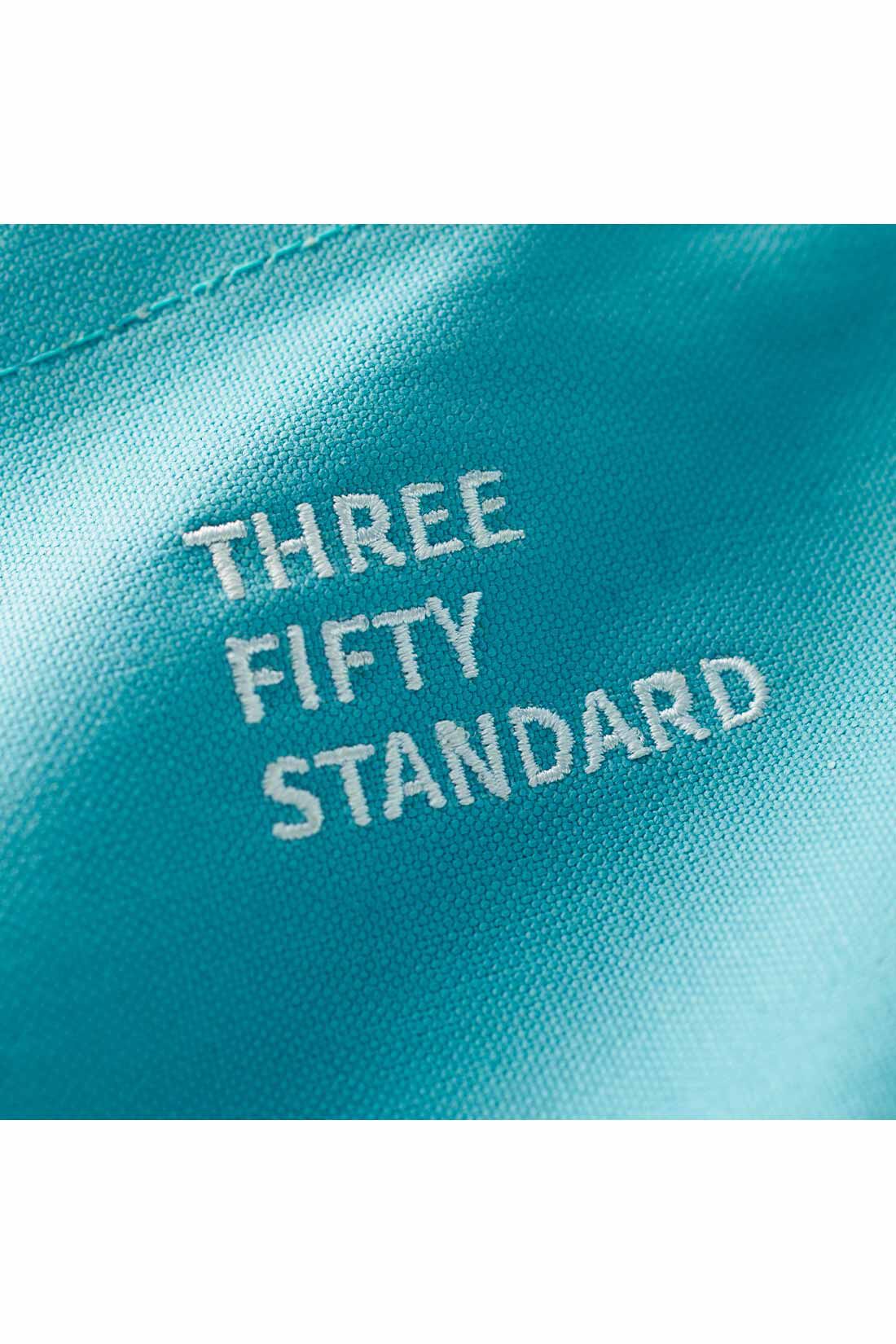 THREE FIFTY STANDARD|THREE FIFTY STANDARD カラーキャンバス素材のショルダートートバッグ〈ブルー〉