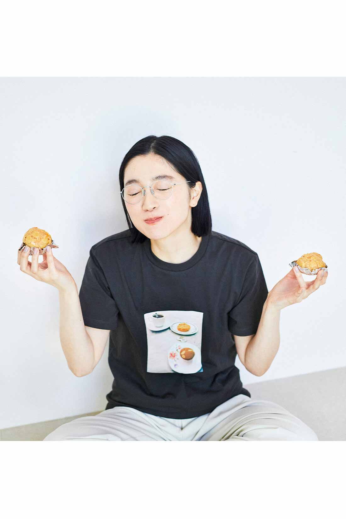 THREE FIFTY STANDARD［スリーフィフティースタンダード］|THREE FIFTY STANDARD 小谷 実由さんと作った 想い出のフォトTシャツ〈チャコールグレー〉
