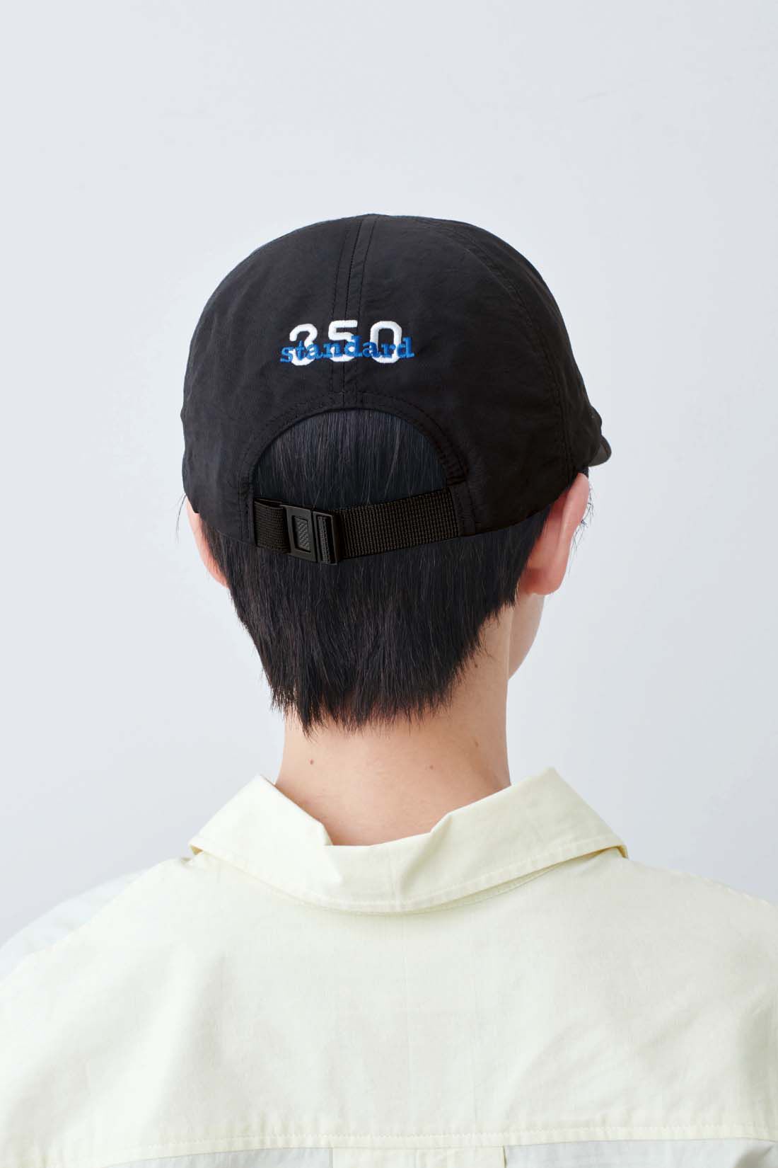 THREE FIFTY STANDARD［スリーフィフティースタンダード］|THREE FIFTY STANDARD　タウンユースにも使えるアウトドアキャップ〈ブラック〉|BACK