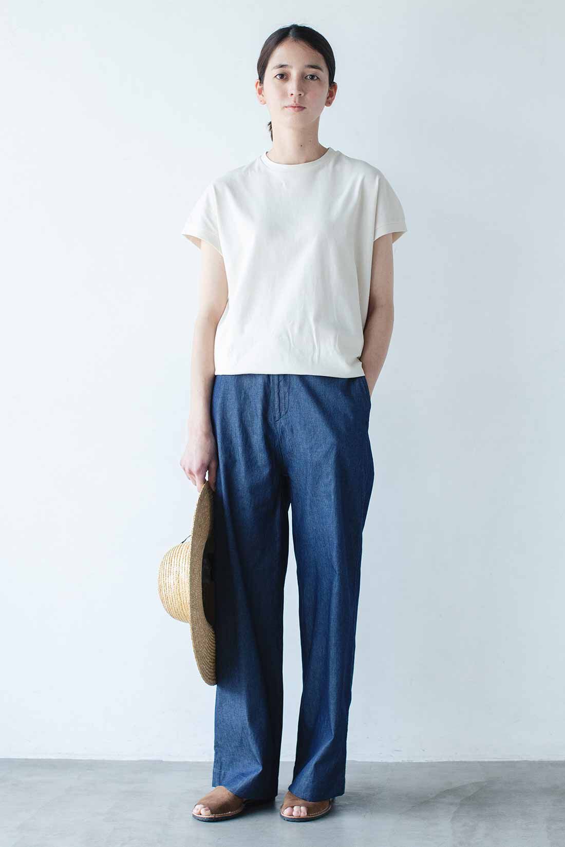 UNFILO ライトオンスデニム【ブラウスS×パンツXSセット販売】 UNFILO ライトオンスデニム【ブラウスS×パンツXSセット販売