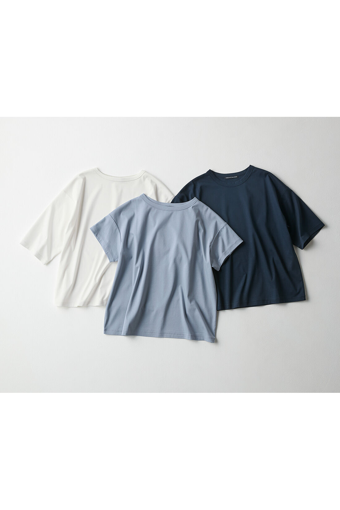 THREE FIFTY STANDARD|THREE FIFTY STANDARD シルケット加工のこなれたTシャツの会|ホワイト　サックスブルー　ネイビー