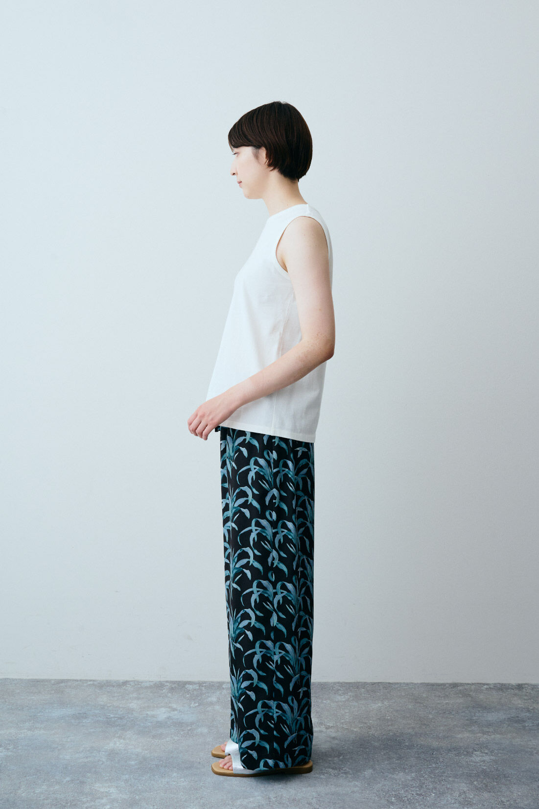 THREE FIFTY STANDARD|ミュルーズ染織美術館パンツＢＫ　ＴＦＳのコーディネート