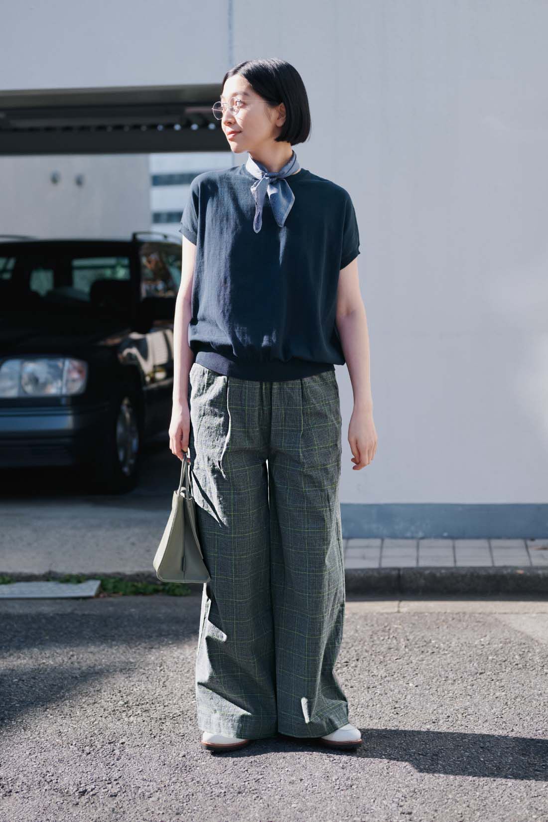 THREE FIFTY STANDARD［スリーフィフティースタンダード］|THREE FIFTY STANDARD　グリーンラインのチェックパンツ