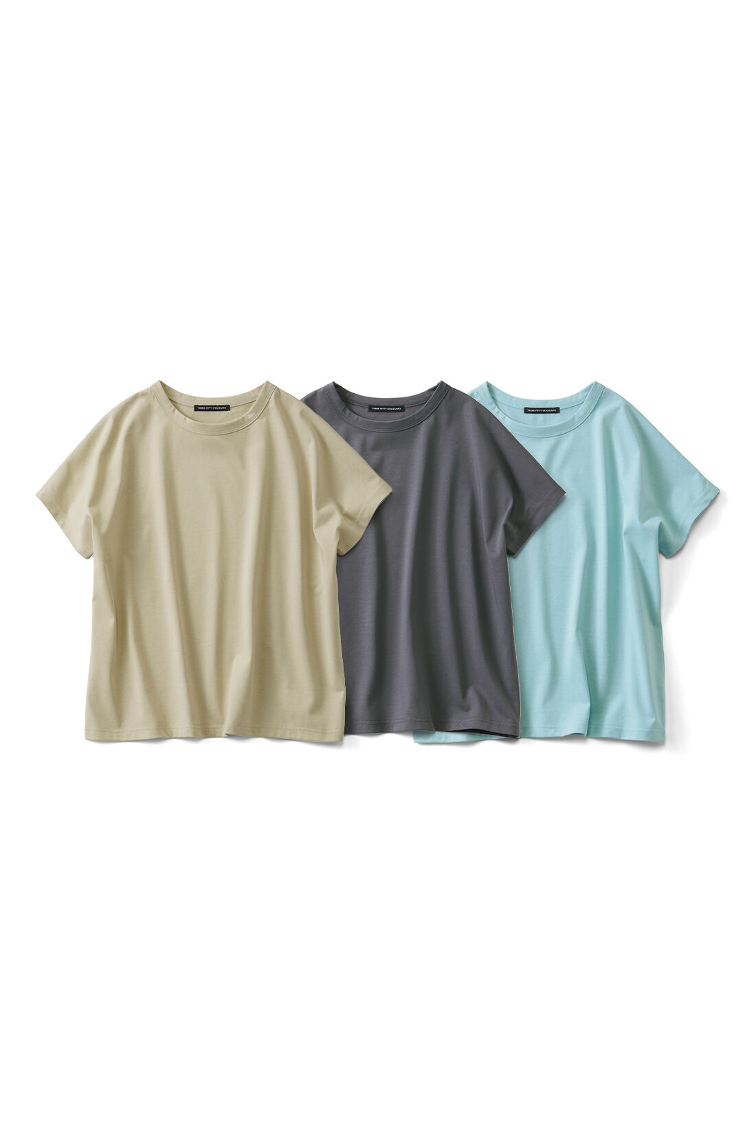 THREE FIFTY STANDARD［スリーフィフティースタンダード］|THREE FIFTY STANDARD 汗じみ軽減加工をほどこした フレンチスリーブTシャツの会