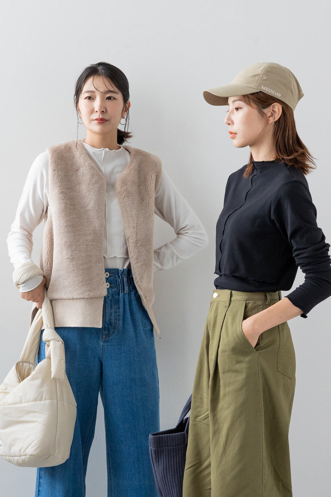 FELISSIMO Mama|Moredde　心地いい素材の２－ＷＡＹ授乳トップス〈ブラック〉