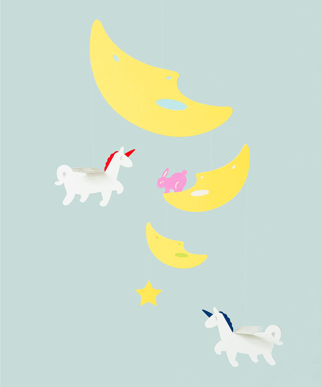 フェリシモMama|[Mama select]Manu Mobiles モビール 月と天馬