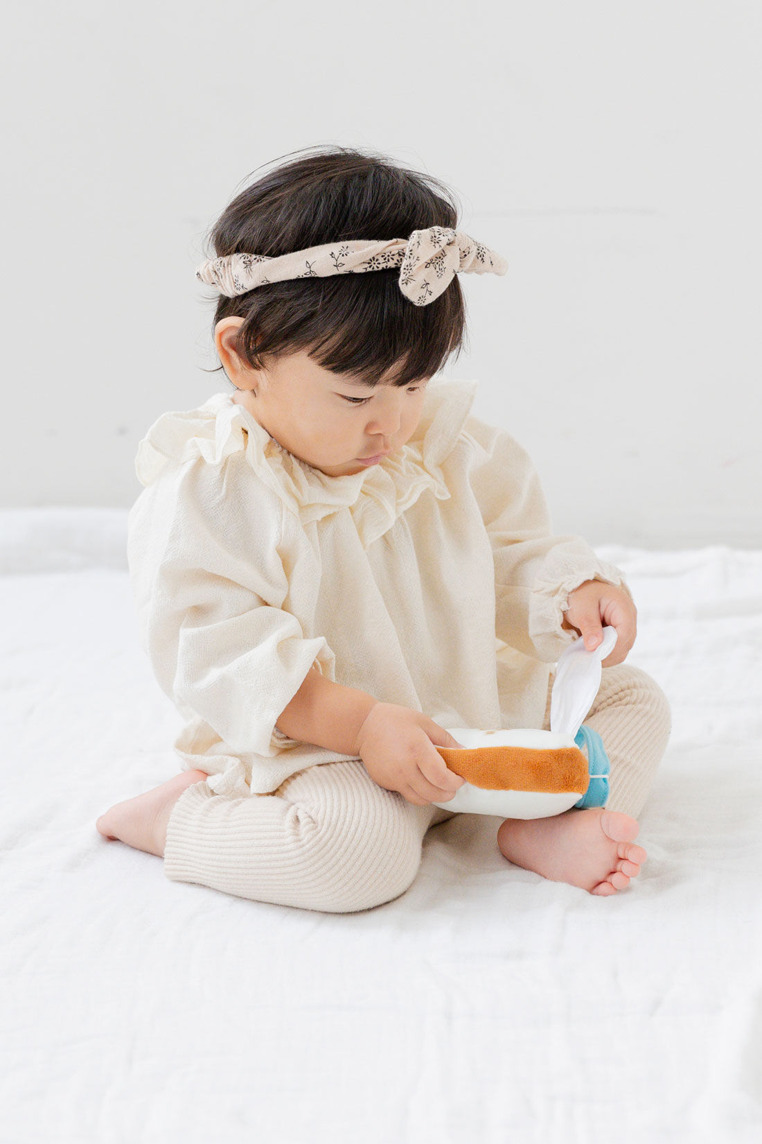 FELISSIMO Mama|［Mama select］ファインモータートイ　ミニラトルシリーズ　ふかふかしょくぱん