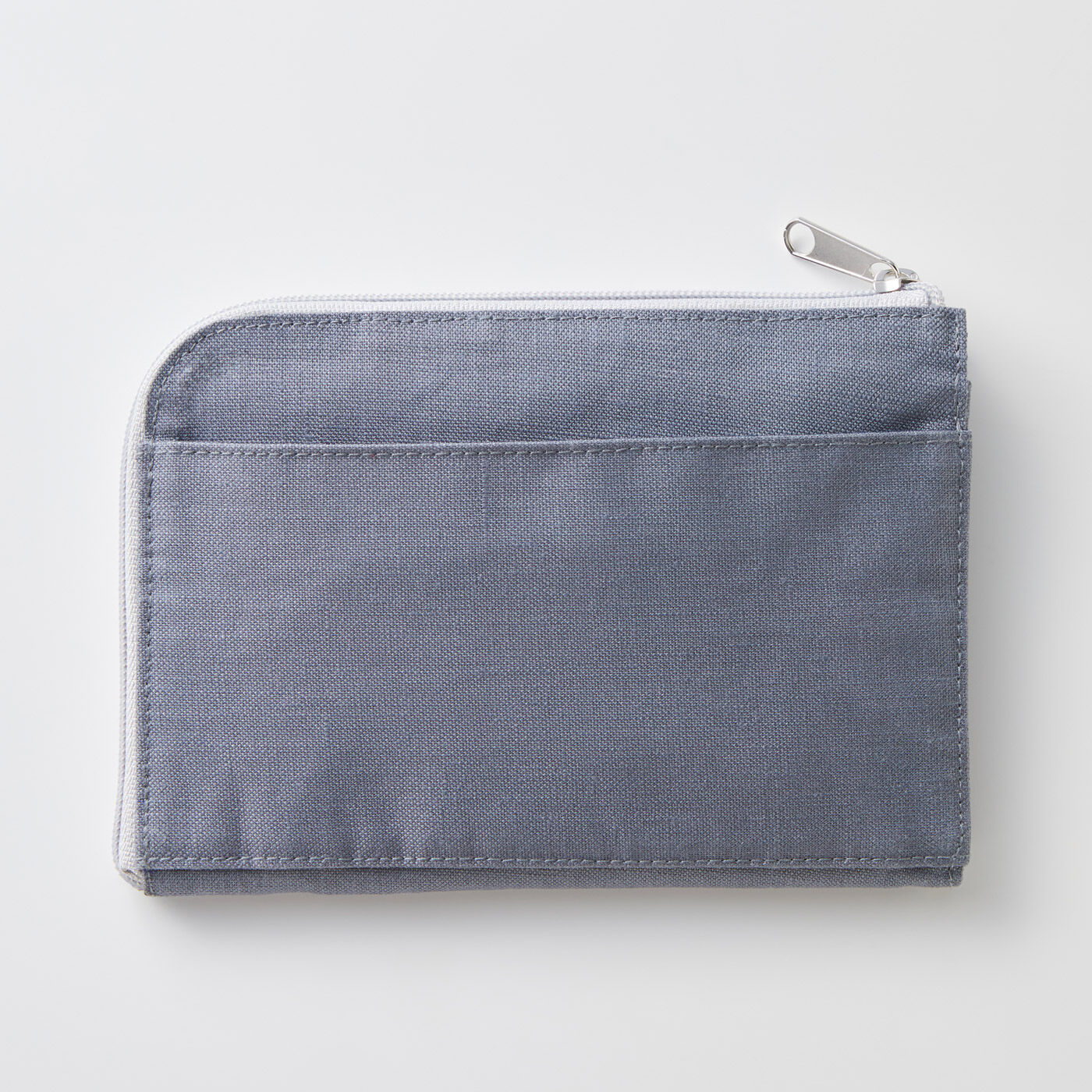 フェリシモMama|Moredde　ジャバラポケットで仕分け上手　軽くてスリムな母子手帳ケース Sサイズ〈ブルー〉|背面にオープンポケット付き　