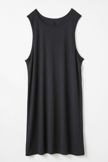 FELISSIMO Mama | 授乳が簡単 マタニティ カットソー ペチワンピース 〈ブラック〉