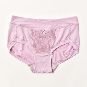 フェリシモMama | ストレッチレース 浅ばき マタニティショーツ 〈ラベンダー〉