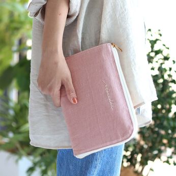 FELISSIMO Mama | 仕分け上手 軽い スリム 母子手帳ケース 〈ピンク〉