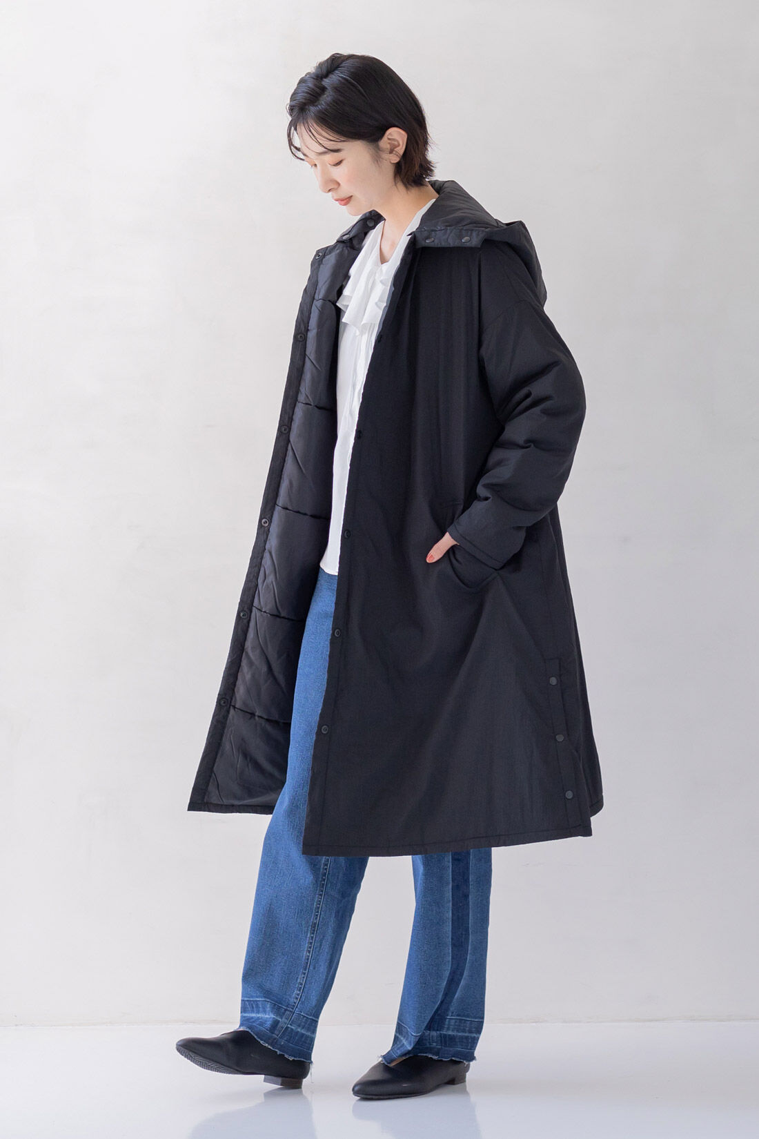 Moredde 抱っこしたままベビーも一緒に着込める 中わたテント