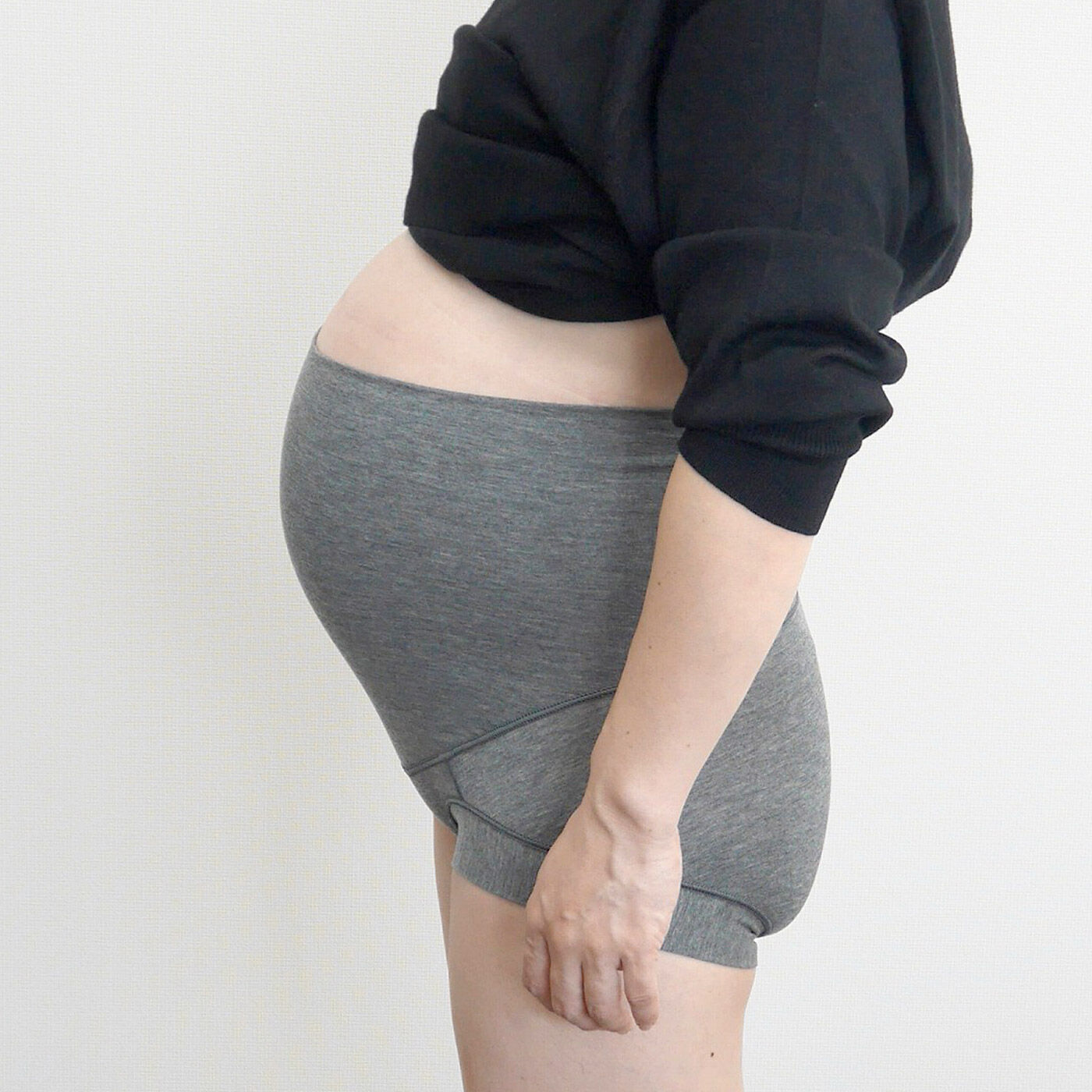 フェリシモMama|妊娠初期～産後まで長く履ける　超立体設計とのびやか素材でやさしくフィット　マタニティショーツ