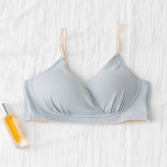 フェリシモMama | 授乳ブラジャー　カシュクール　マタニティインナー　ライトグリーン