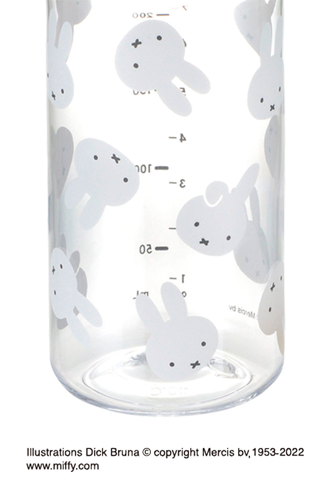 フェリシモMama|［Mama select］Richell　ミッフィースマートマグ 240〈ベージュ〉|ガラスのような透明感で中身が見えやすいおしゃれなクリアボトルです。