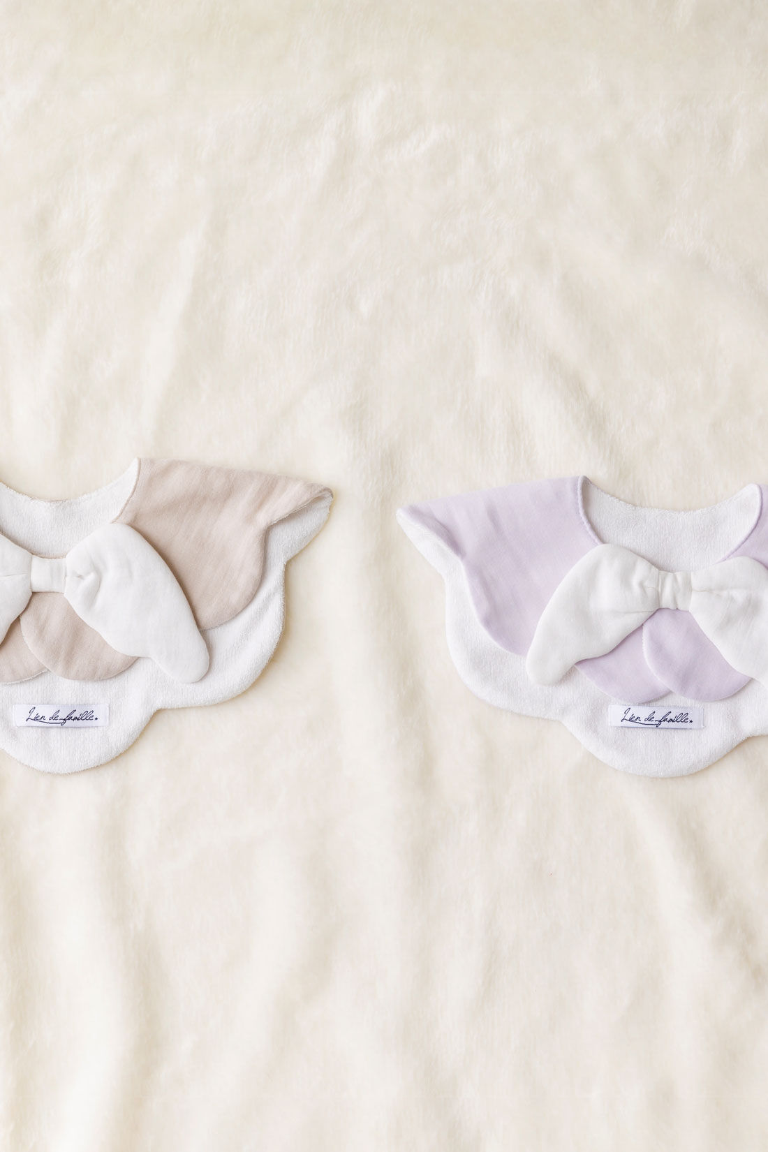 FELISSIMO Mama|［Mama select］Lien de famille　もこもこ天使スタイ〈グレージュ〉