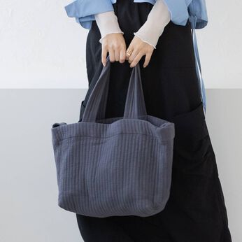 フェリシモMama | キルティング　マザーズトートバッグ　マザーズバッグ　トートバッグ〈アッシュネイビー〉