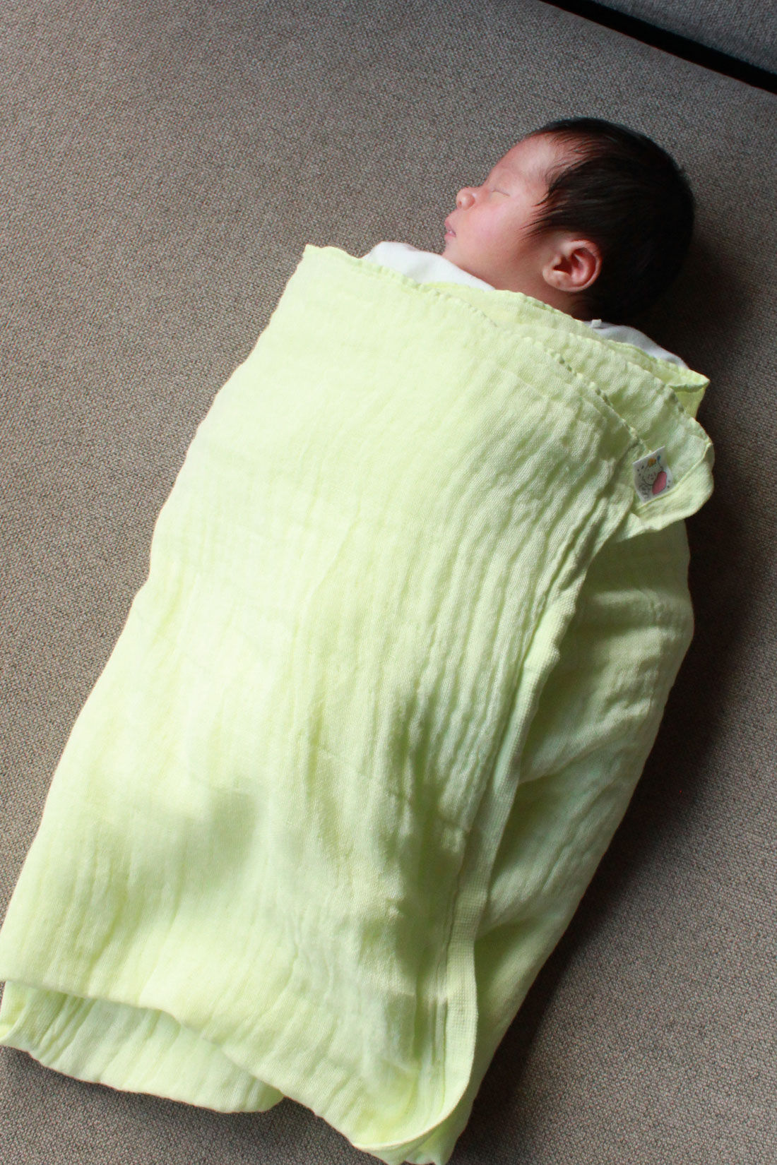 FELISSIMO Mama|［Mama select］おぼろタオル　べビー専用　おくるみタオル〈ベビーグリーン〉